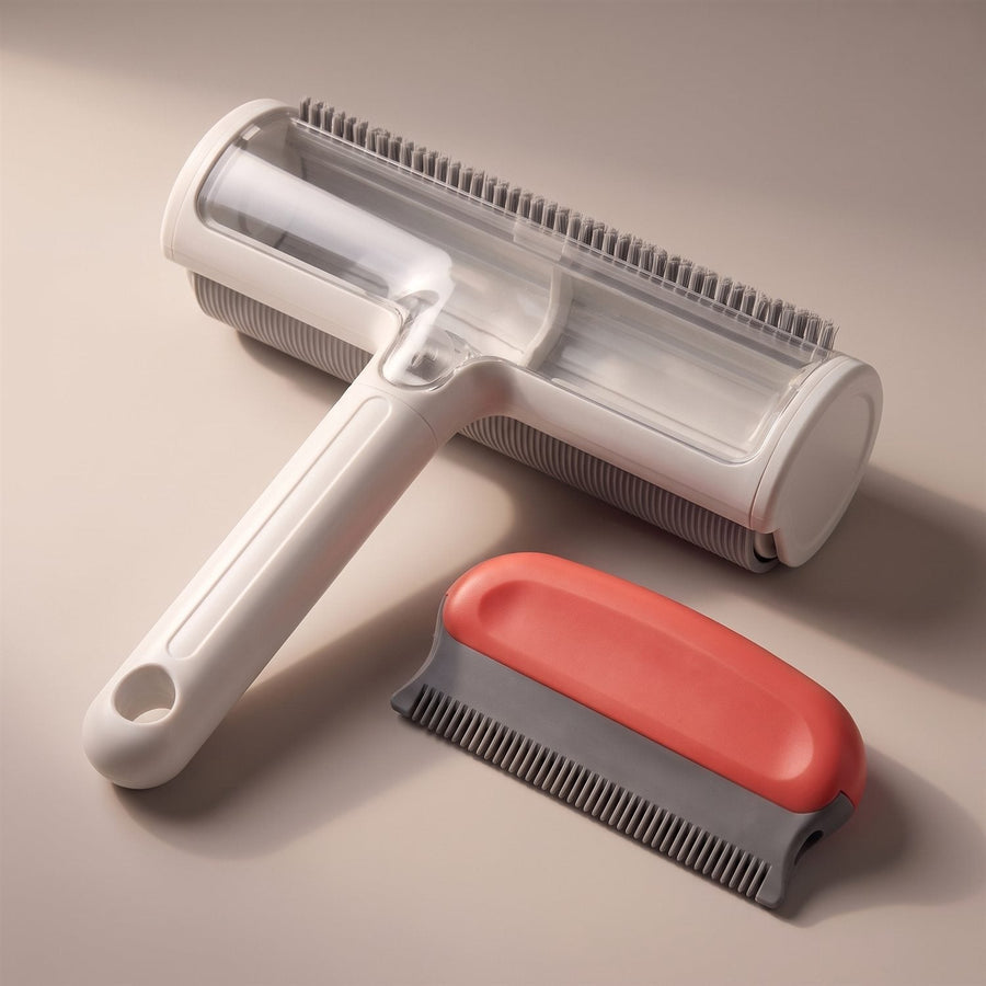The Fur Kit roller and mini detailer side by side