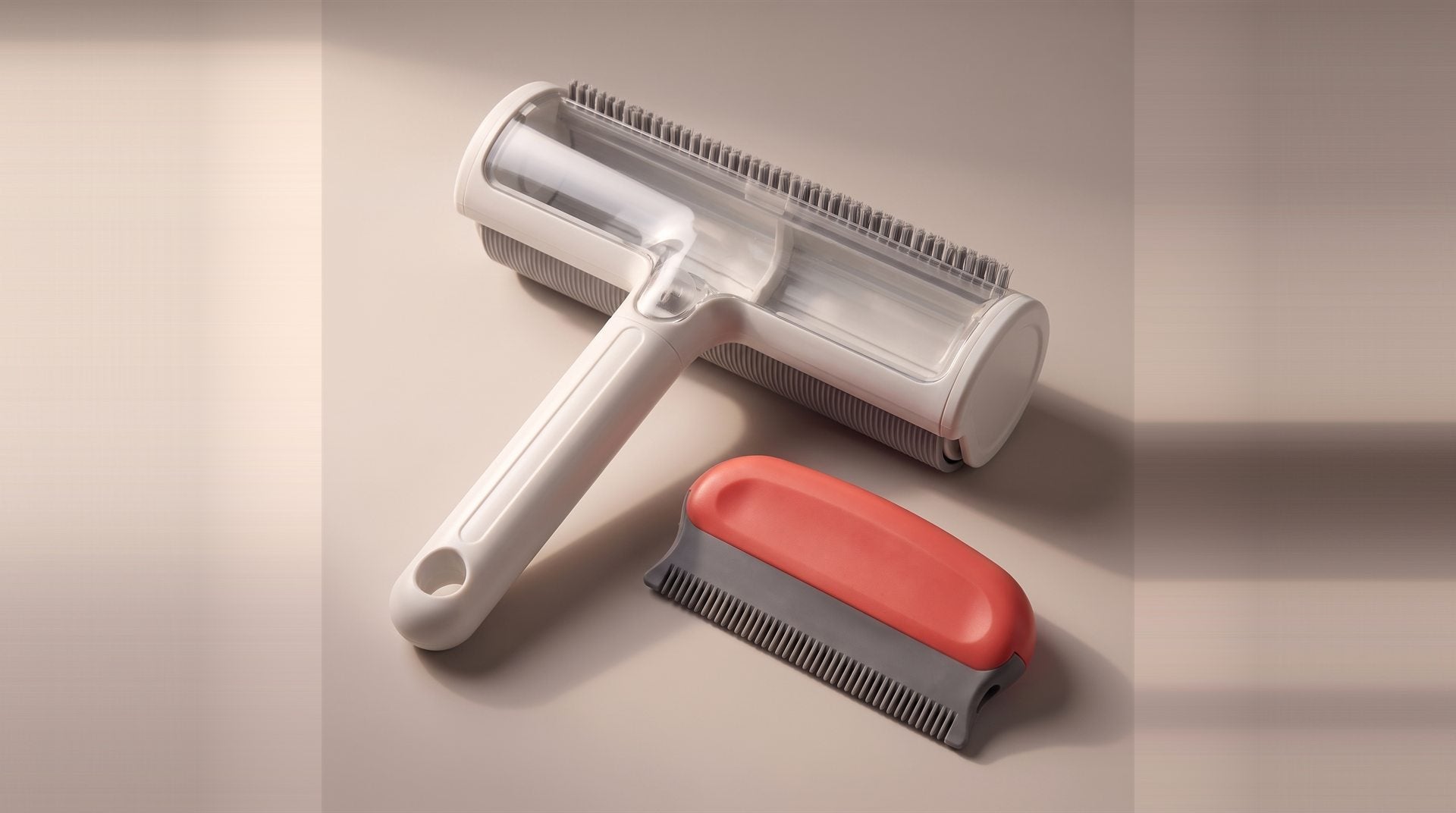 The roller and the mini detailer side by side